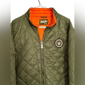 NWOT Howler Bros Brothers Quilted Calvary Green Orange Jacket Coat Large Monkey